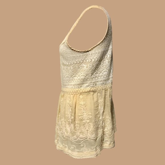 One September Embroidered Peplum Top - Small - Picture 4 of 6